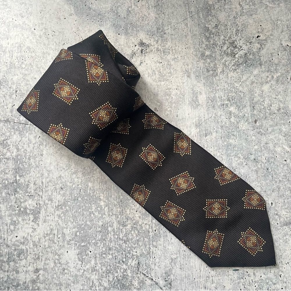 Ermenegildo Zegna Textured Silk Necktie